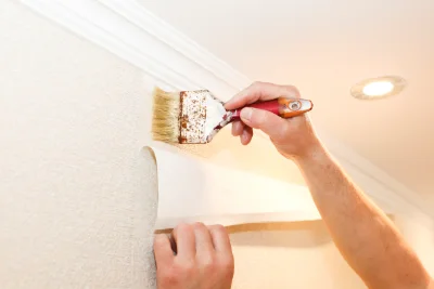 Pose de papier peint à Ploulec'h — revêtements muraux et toiles de verre
